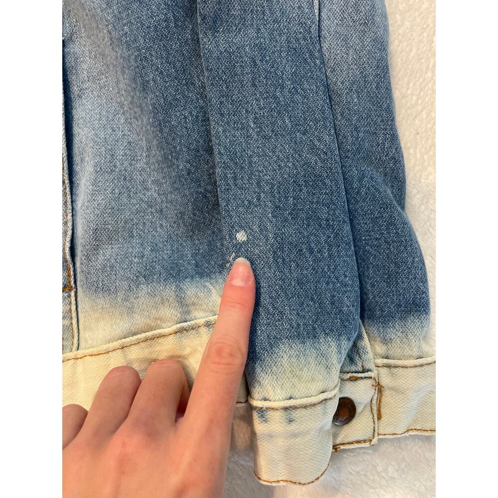 Wrangler Blue Denim Jacket with Embroidered Tiger - Picture 11 of 12